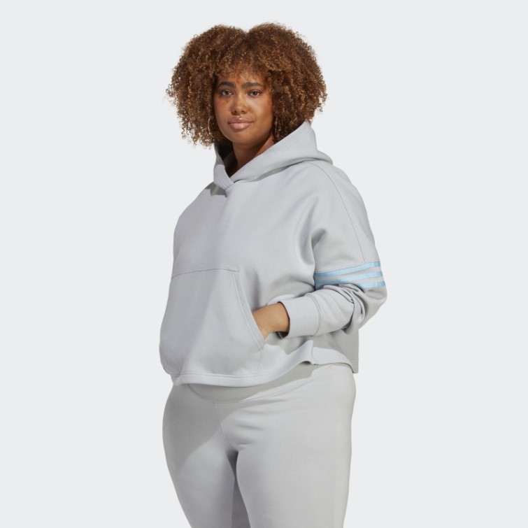 Sweat à Capuche Adicolor Neuclassics (taille Plus) Onix Adidas