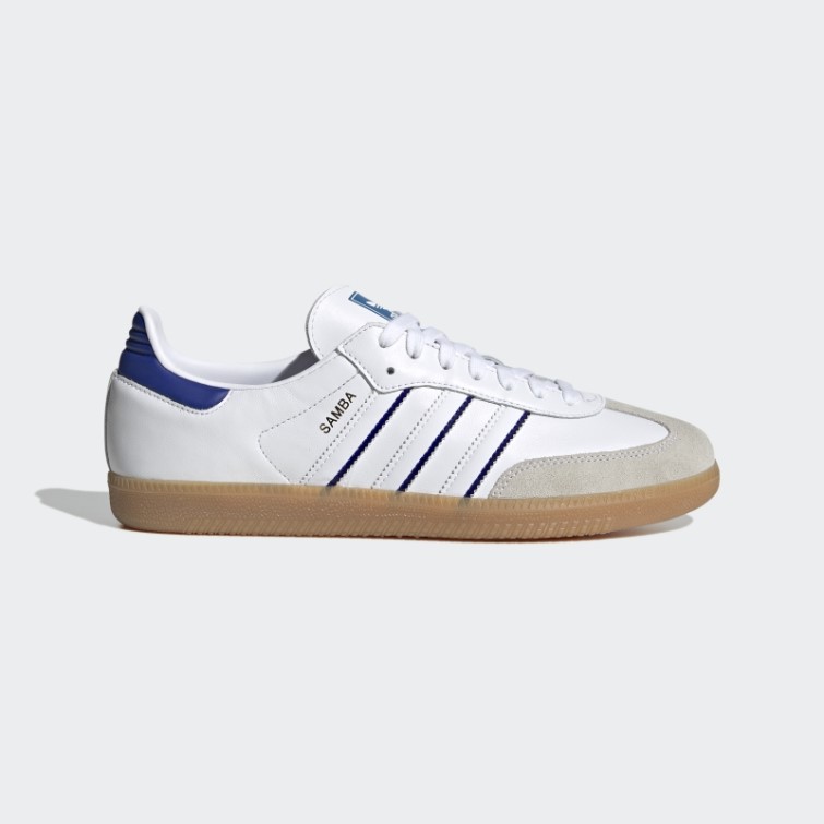 Blanc/bleu/gomme