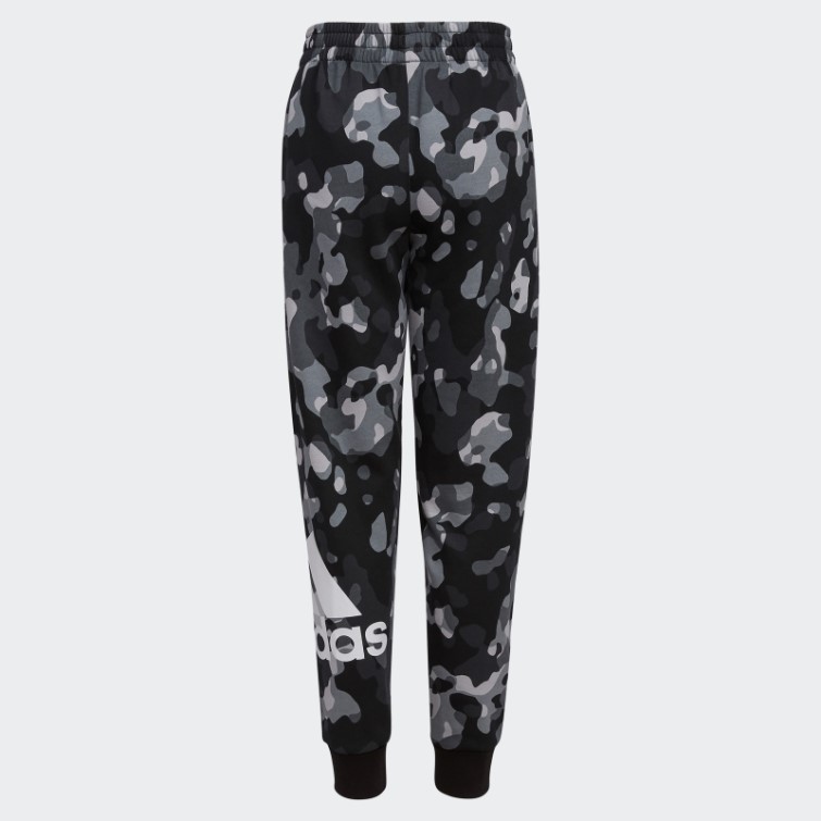 Jogging Noir Imprimé Camouflage Core Adidas