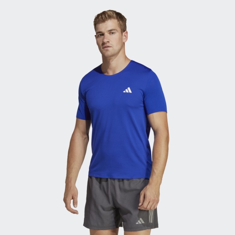 Tee Shirt Adizero Bleu Adidas
