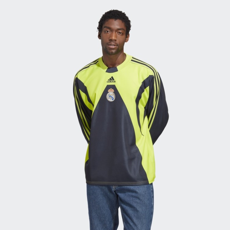 Maillot De Gardien De But Iconique Du Real Madrid Adidas Bleu Nuit