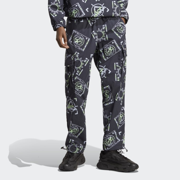 Pantalon Cargo Adidas Aventure Allover Print (genre Neutre) Mode Multicolore