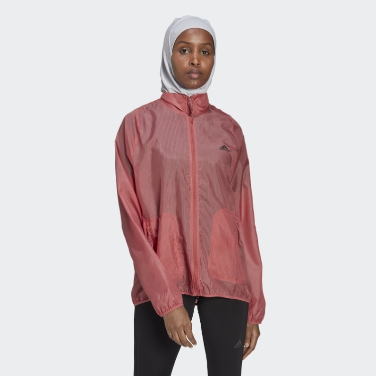Adidas Run Icons Running Coupe-vent Rouge