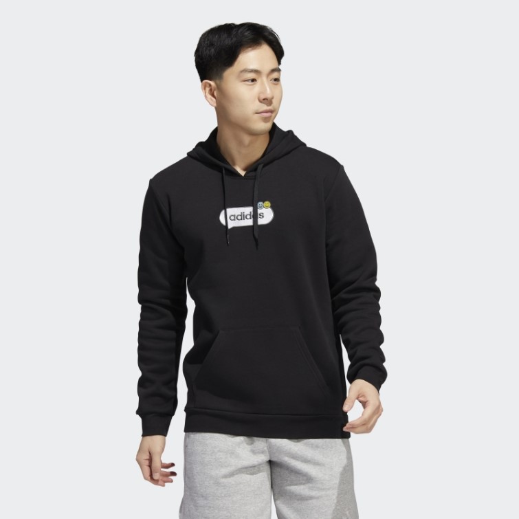 Sweat à Capuche Graphique Optimoticons Noir Adidas