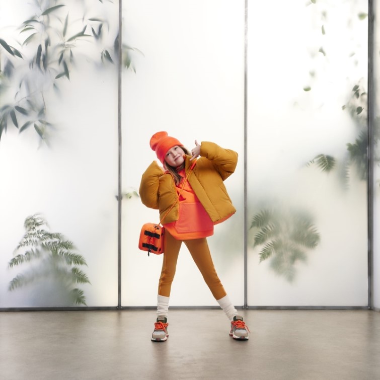 Doudoune En Nylon Léger Adidas Orange Focus
