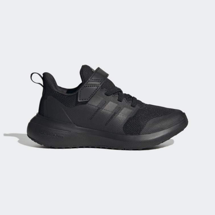 Adidas Fortarun 2.0 Cloudfoam Elastic Lace Top Strap Carbone Chaussures
