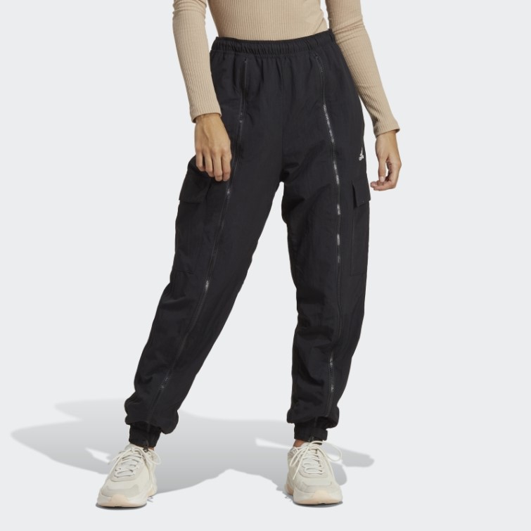 Pantalon Cargo Polyvalent Tissé Adidas Dance Noir
