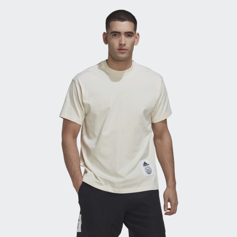 Adidas T-shirt Grand Badge De Sport Non Teint (non Genré)