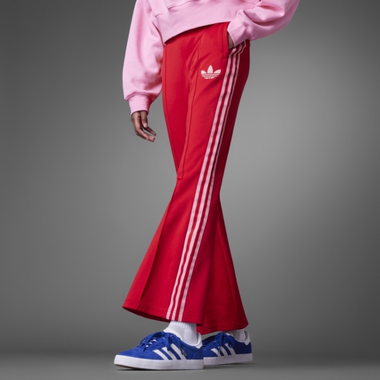 Pantalon De Survêtement Adidas Scarlet Adicolor Heritage Now évasé