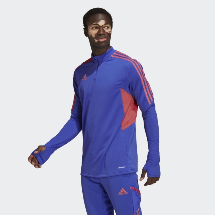 Adidas Condivo 22 Prédateur Haut De Survêtement Hi-res Bleu