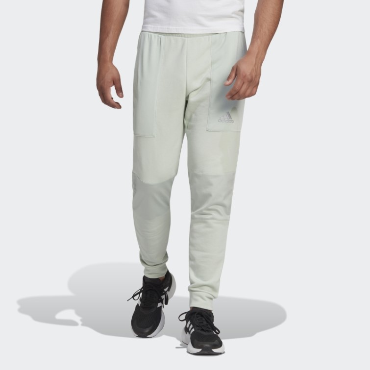Pantalon Adidas Essentials Brandlove French Terry Vert