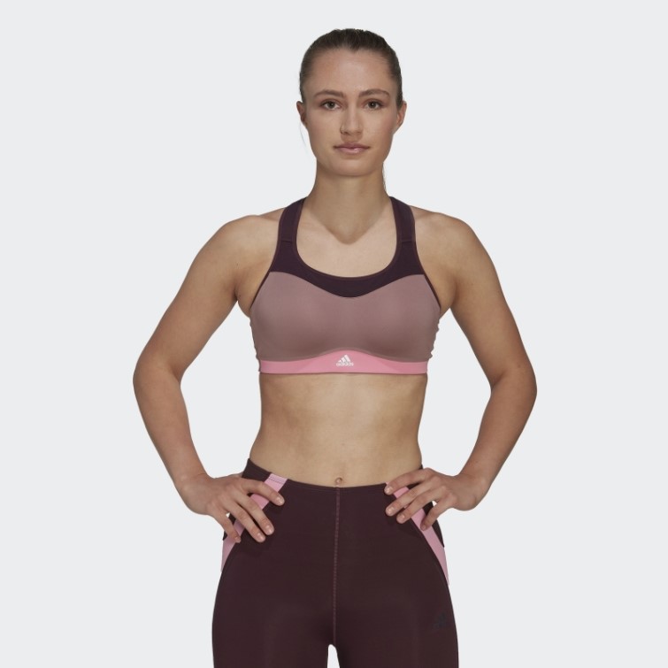 Soutien-gorge à Maintien élevé Tlrd Impact Training Adidas Violet