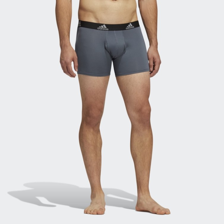 Lot De Trois Boxers Performance Adidas Gris