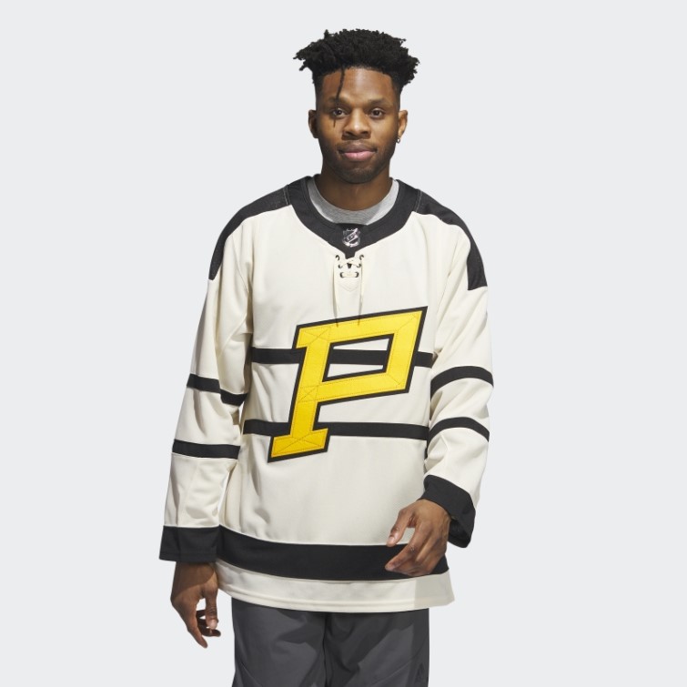 Pingouins Authentique Hiver Classique Wordmark Jersey Beige 15 Ccm-sld Adidas