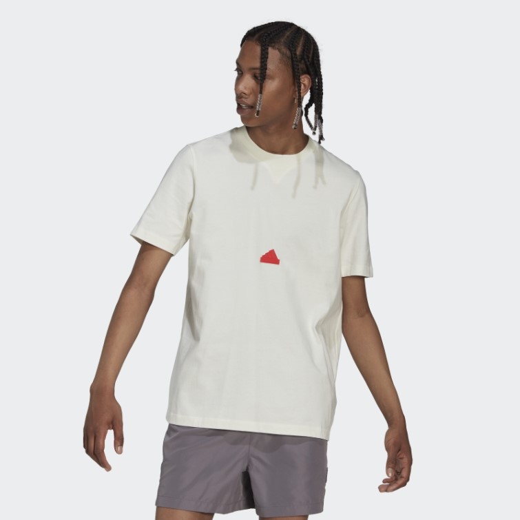 T-shirt Classique Adidas Blanc