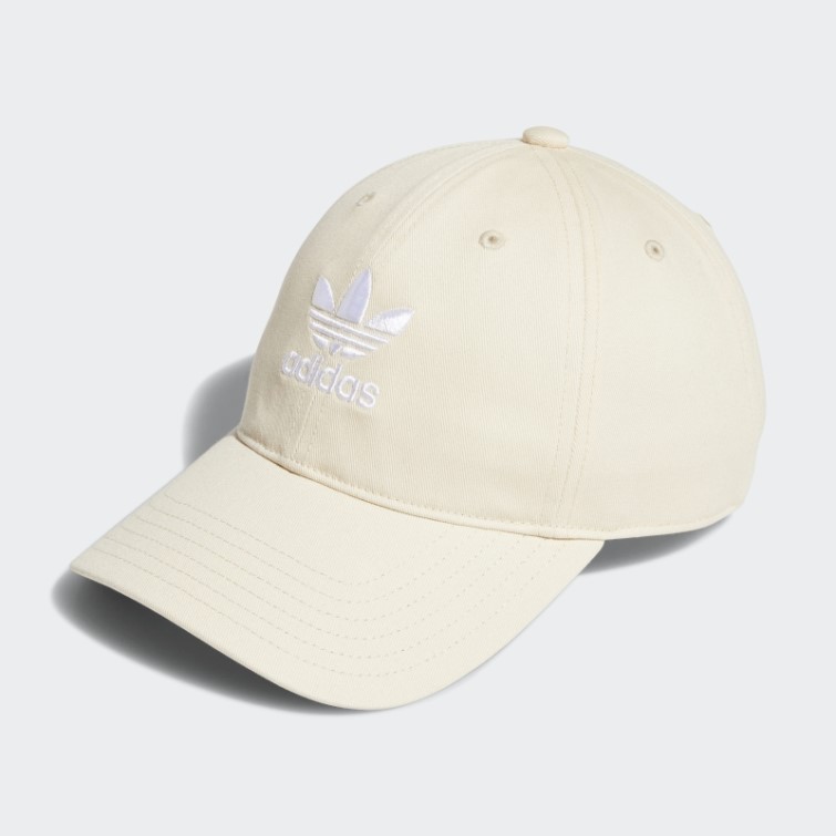 Adidas Casquette Décontractée Blanche à Bride Arrière