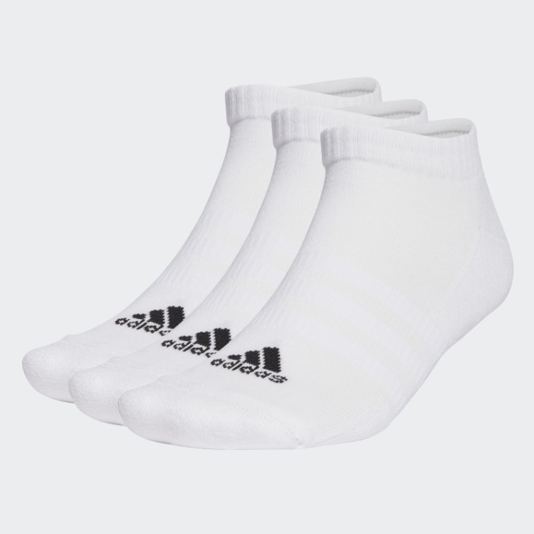 Chaussettes Basses Amorties Sportswear 6 Paires Adidas Blanc