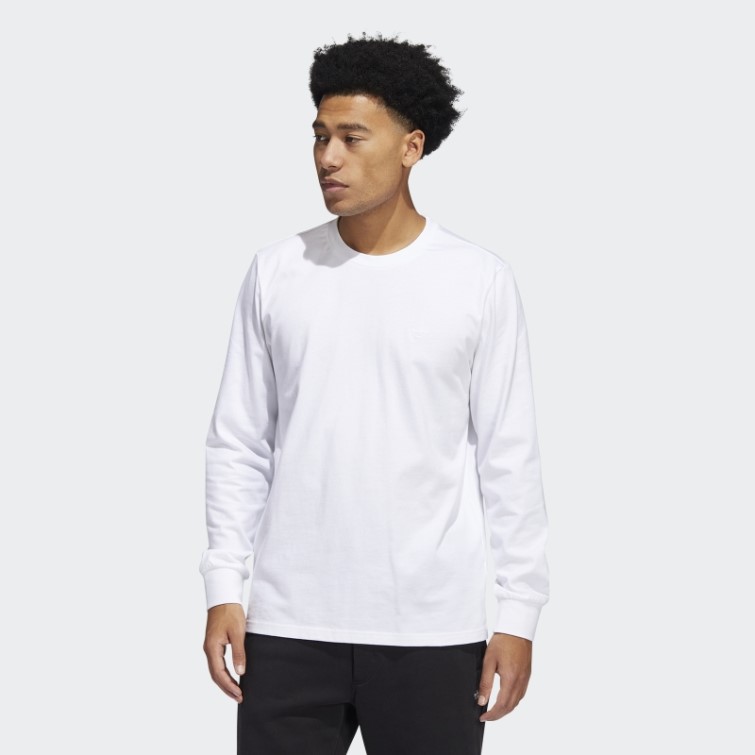 T-shirt Manches Longues Shmoofoil Poids Lourd Blanc Adidas