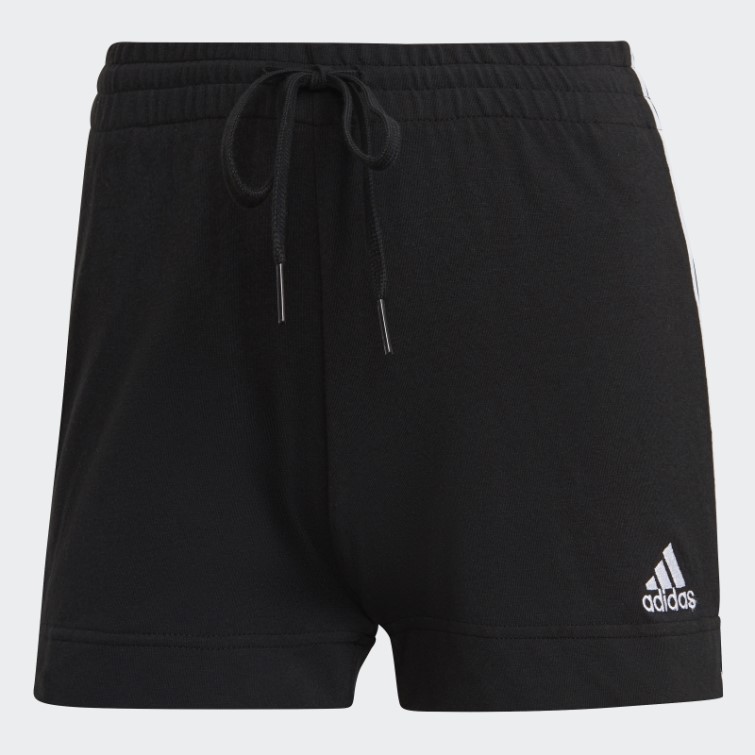 Adidas Essentials Slim 3-stripes Short Blanc Fashion