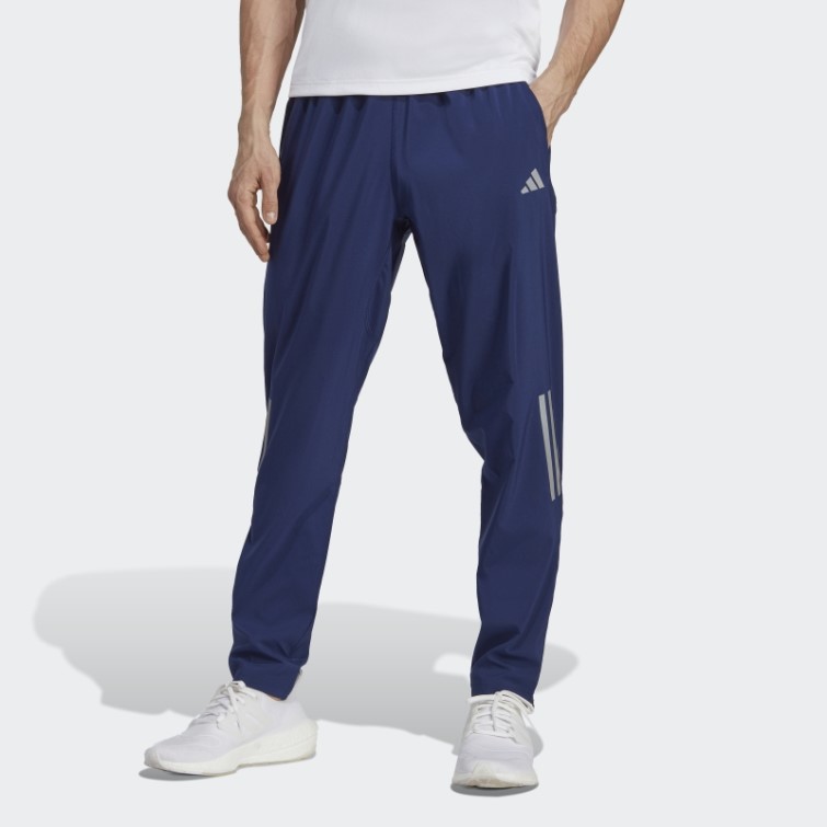 Adidas Possède Le Pantalon Tissé Astro Run Bleu Foncé