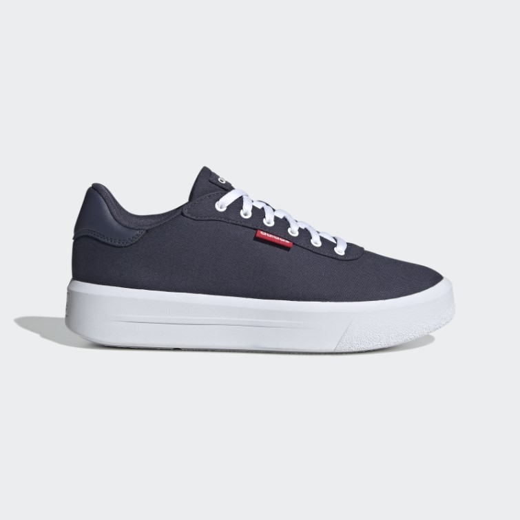 Adidas Court Platform Cln Chaussures Bleu Marine