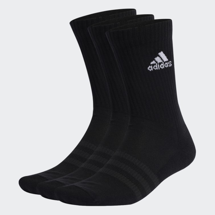Chaussettes Matelassées Adidas élégantes 3 Paires Blanches