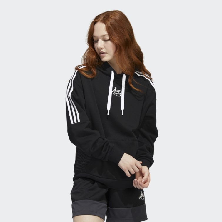 Sweat à Capuche Candace Parker Noir Adidas