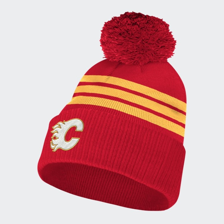 Bonnet Pompon à Revers Flammes Adidas Multi