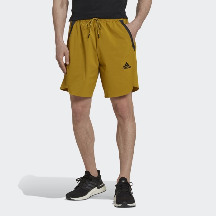 Adidas Conçu Pour Les Shorts Gameday Olive