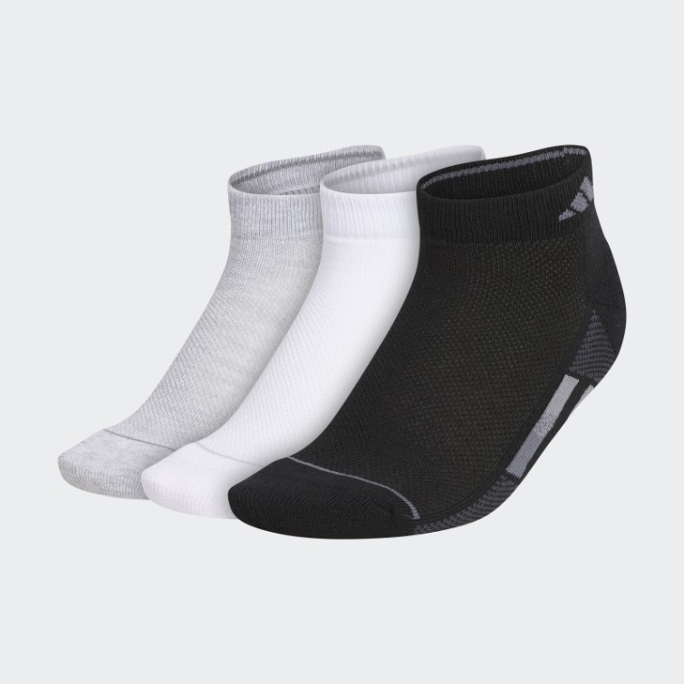 Adidas Chaussettes Basses Noires à Rayures Superlite 3 Paires