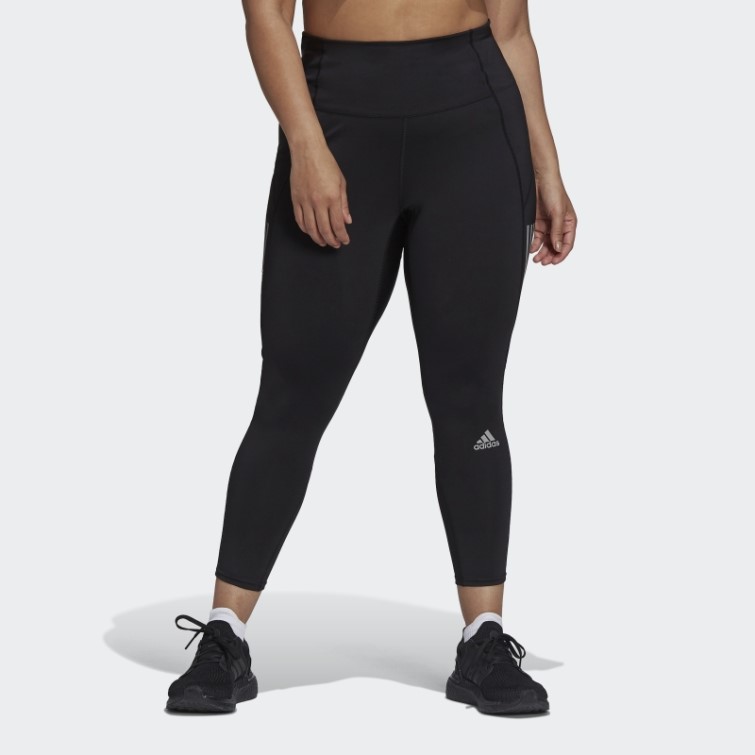 Adidas Legging Noir De Course à Pied 7/8 (grande Taille)