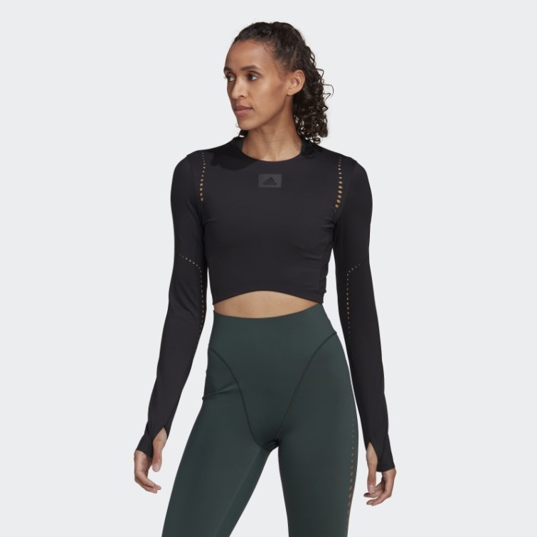 Best Of Adidas Haut à Manches Longues Noir Fashion