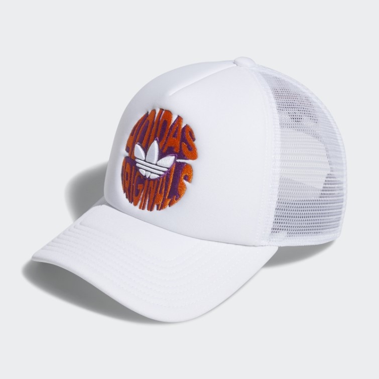 Blanc/orange/rose