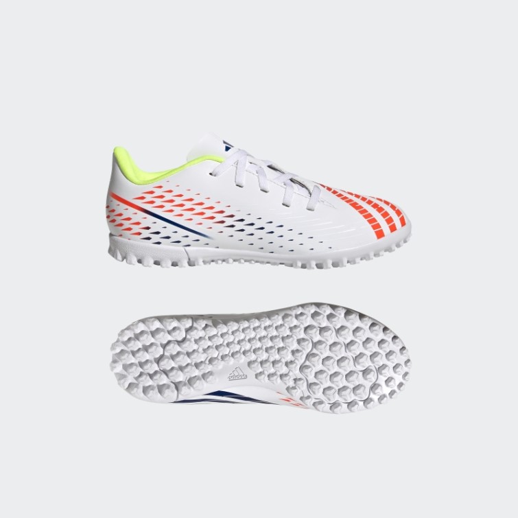 Adidas Predator Edge.4 Turf Chaussures Blanches
