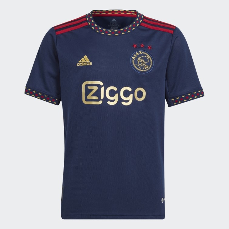 Maillot Adidas Ajax Amsterdam 22/23 Extérieur Bleu Marine Chaud