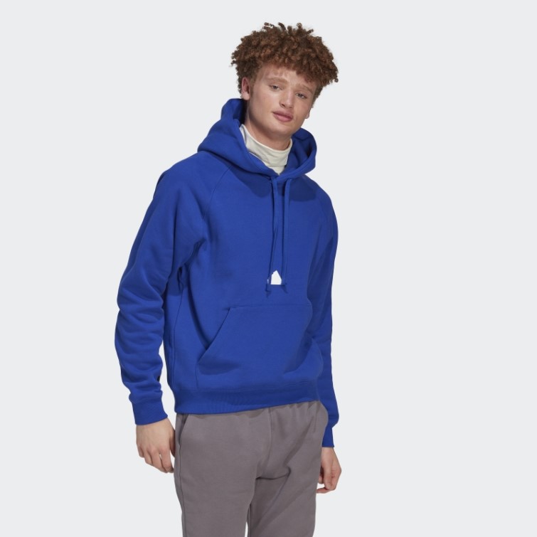 Adidas Sweat à Capuche Polaire Bleu