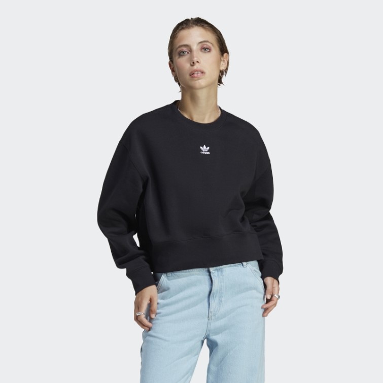 Sweat Adidas Adicolor Essentials Crew Noir