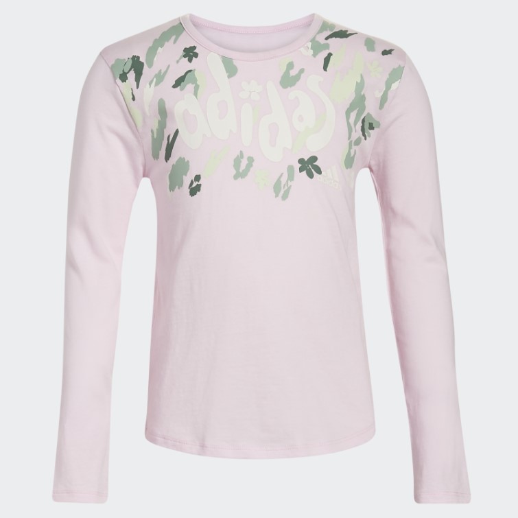Adidas T-shirt à Manches Longues Et Encolure Dégagée 22 Rose