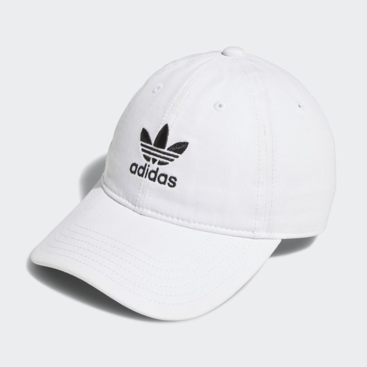 Adidas Blanc Décontracté Strap-back Chapeau Mode