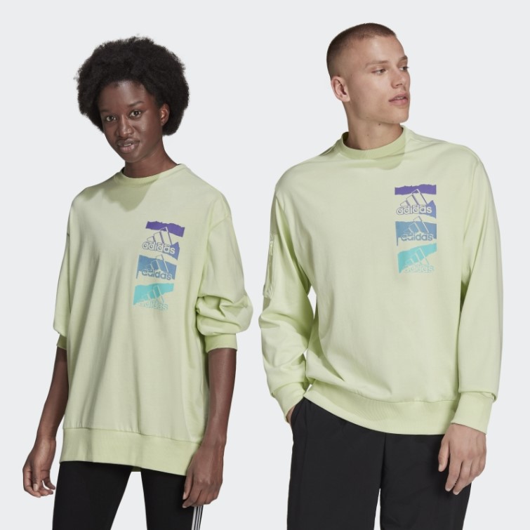 Sweat Adidas Lime Essentials Brandlove (non Genré)