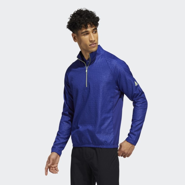 Sweat Zippé Indigo En Relief Adidas