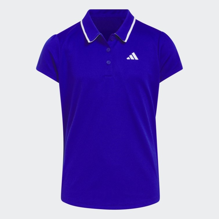 Polo Texturé Bleu Adidas Hot