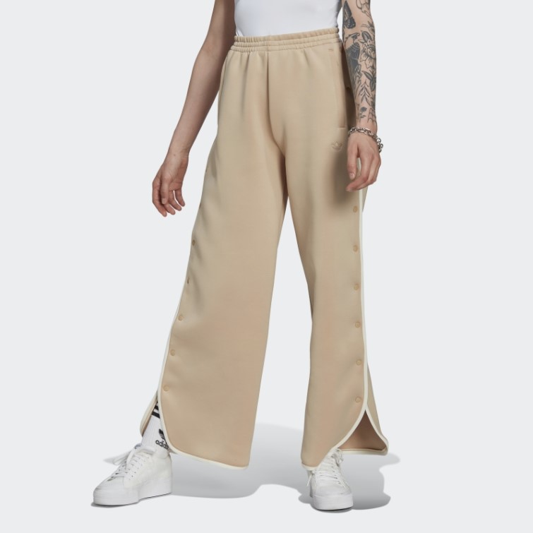 Pantalon Spacer Avec Détails De Reliure Adidas Beige