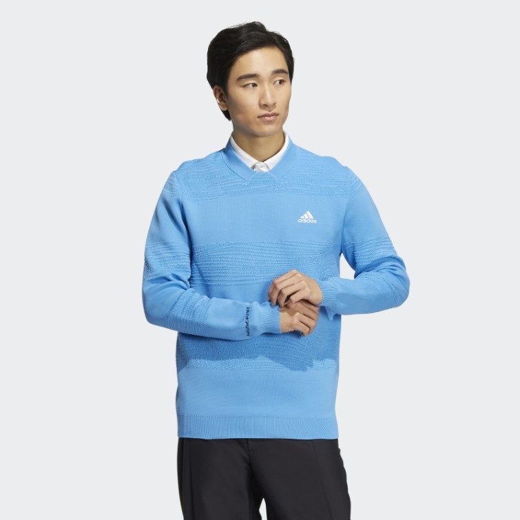 Sweat Adidas Bleu Ras Du Cou Made To Be Remade