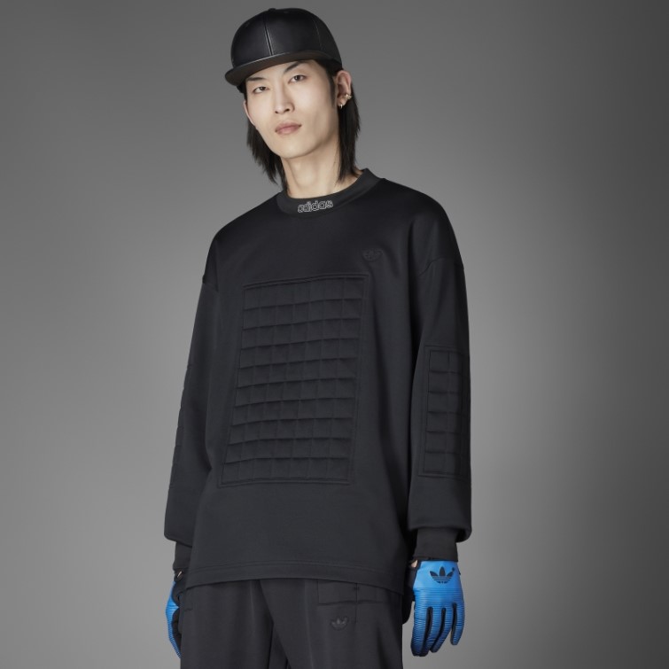 Sweat-shirt Gardien De But Bleu Version Adidas Noir