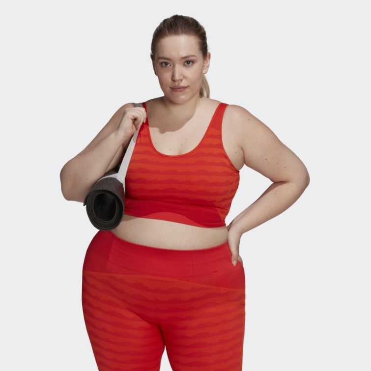 Soutien-gorge à Maintien Léger Adidas Marimekko Aeroknit (grande Taille) Orange