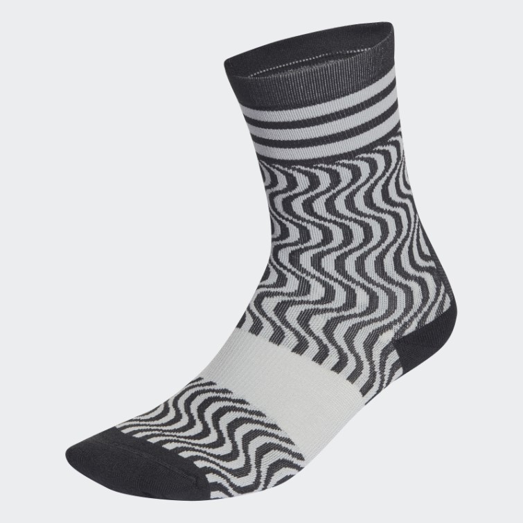Adidas By Stella Mccartney Crew Chaussettes Noires Mode