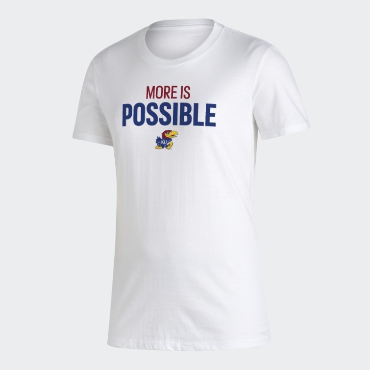 T-shirt Amplificateur Jayhawks Blanc Adidas