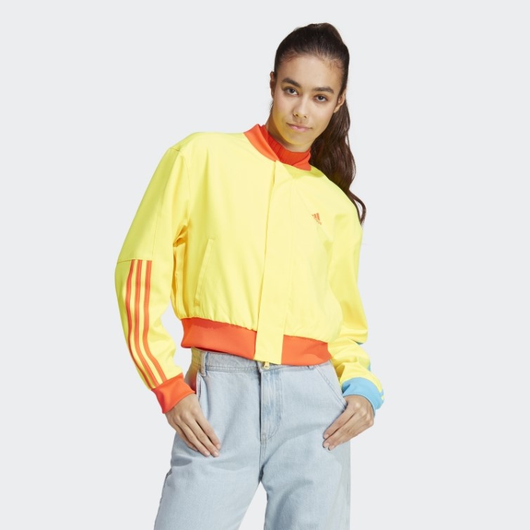 Veste Bomber Kidcore Adidas Jaune