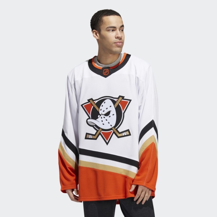 Maillot Adidas Ducks Authentique Reverse Wordmark Blanc